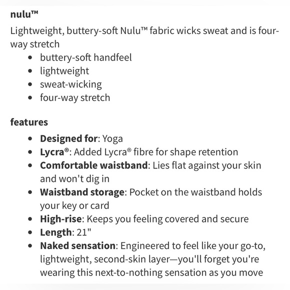 Lululemon Align High-Rise Crop 21" in Aqueous Emboss Black - Picture 10 of 10